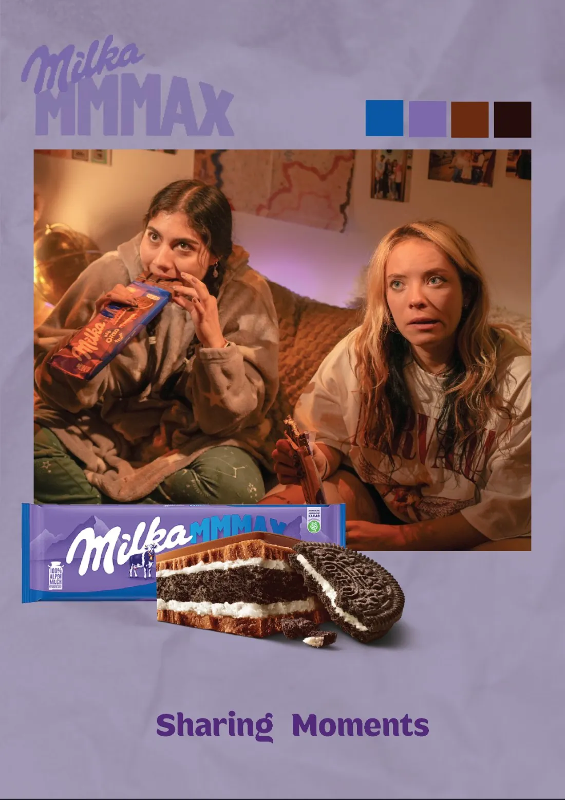 Milka MMMAX poster, Sharing Moments