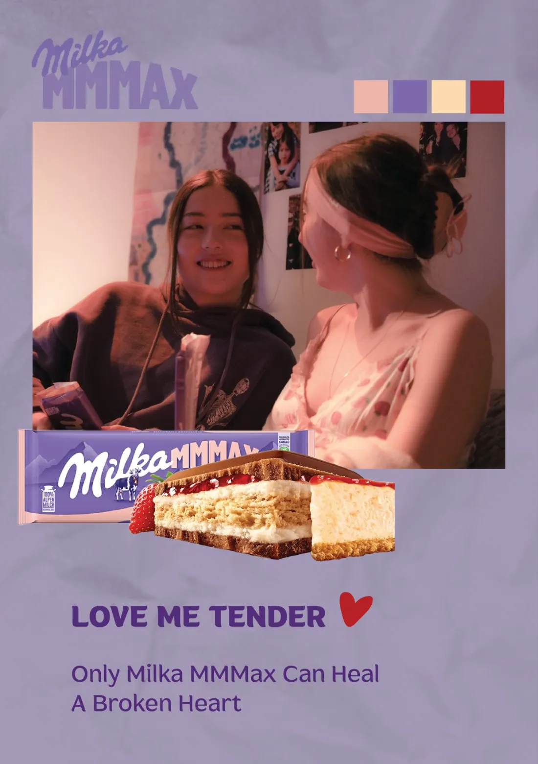 Milka MMMAX poster, Love Me Tender