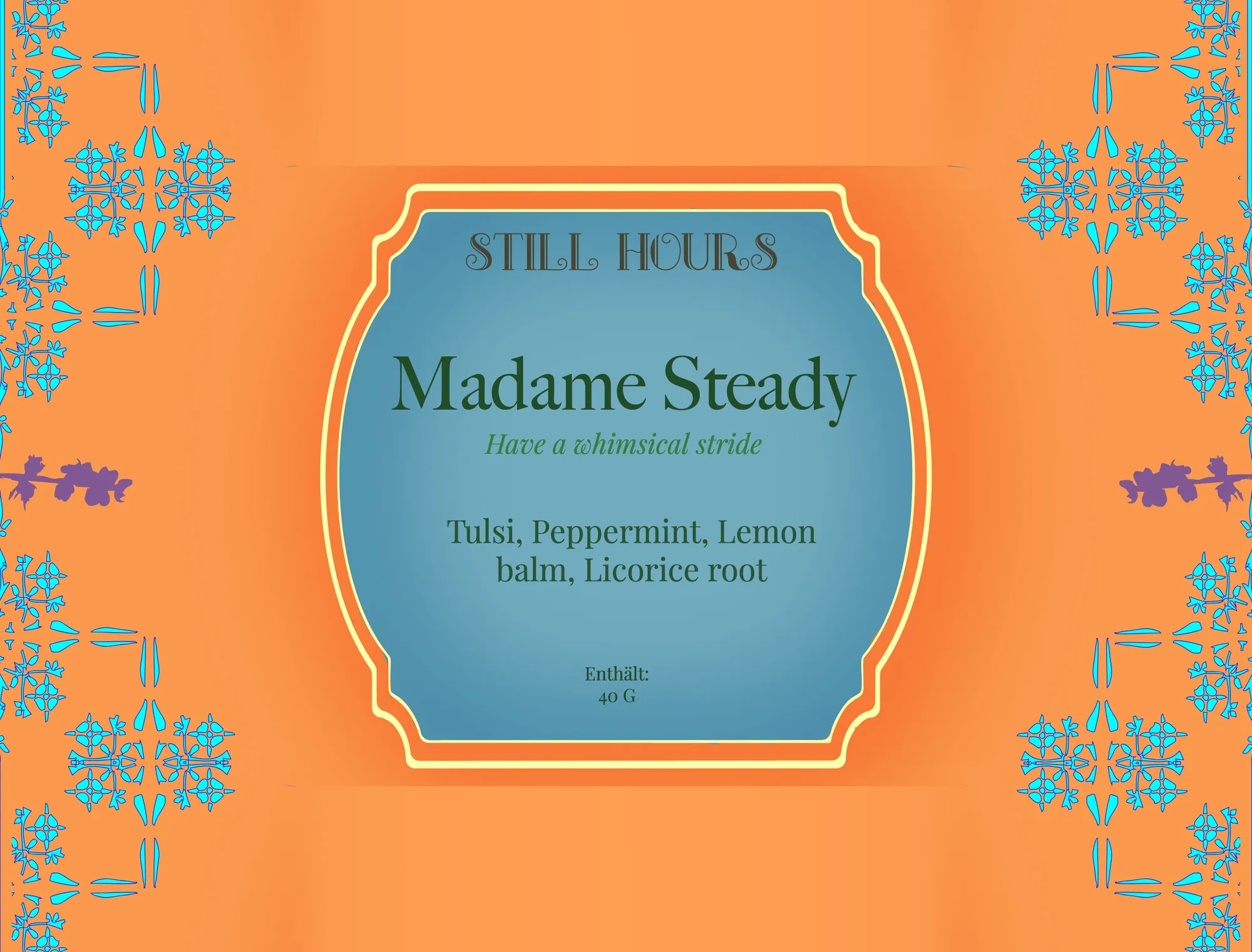 Madame Steady label design