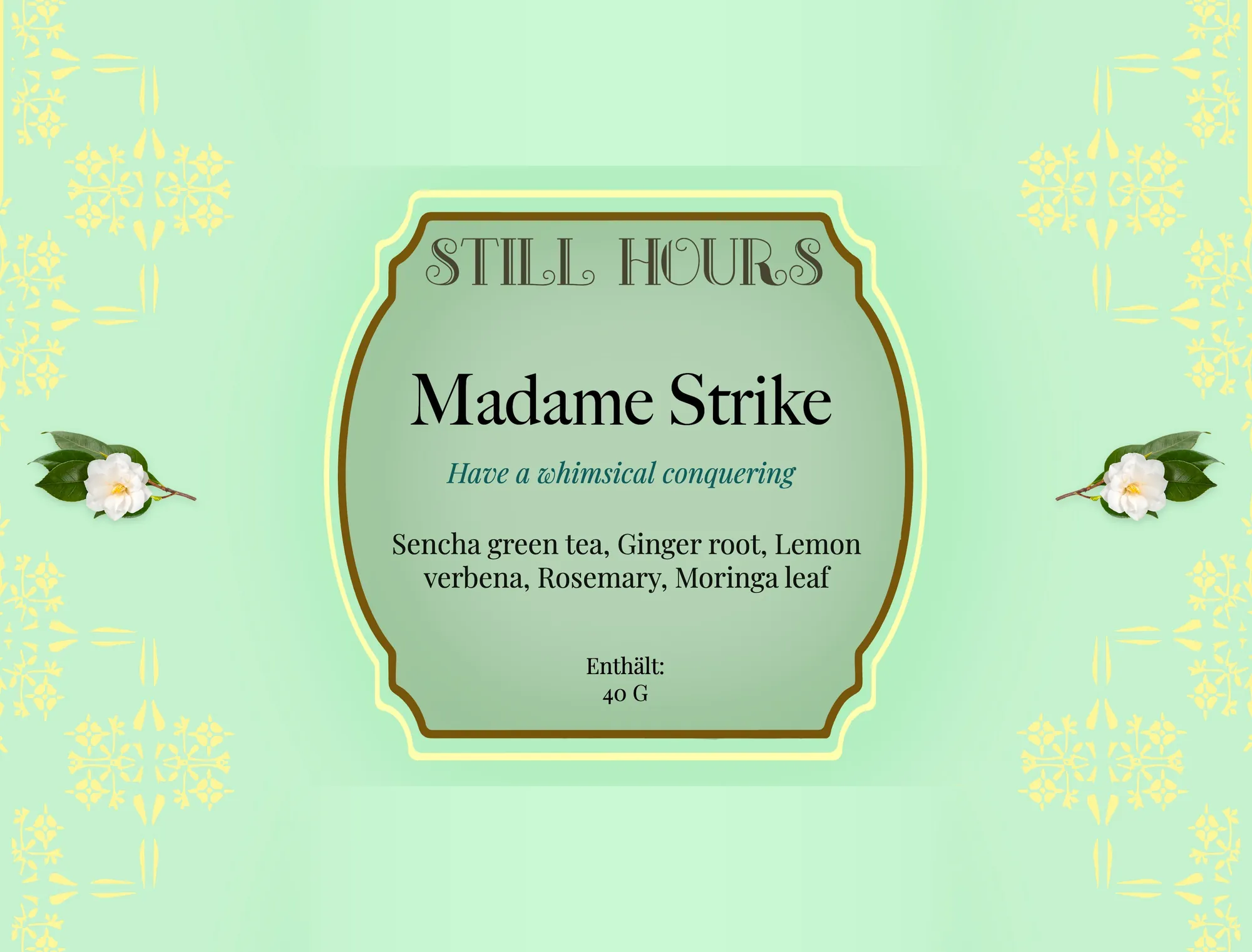 Madame Strike label design