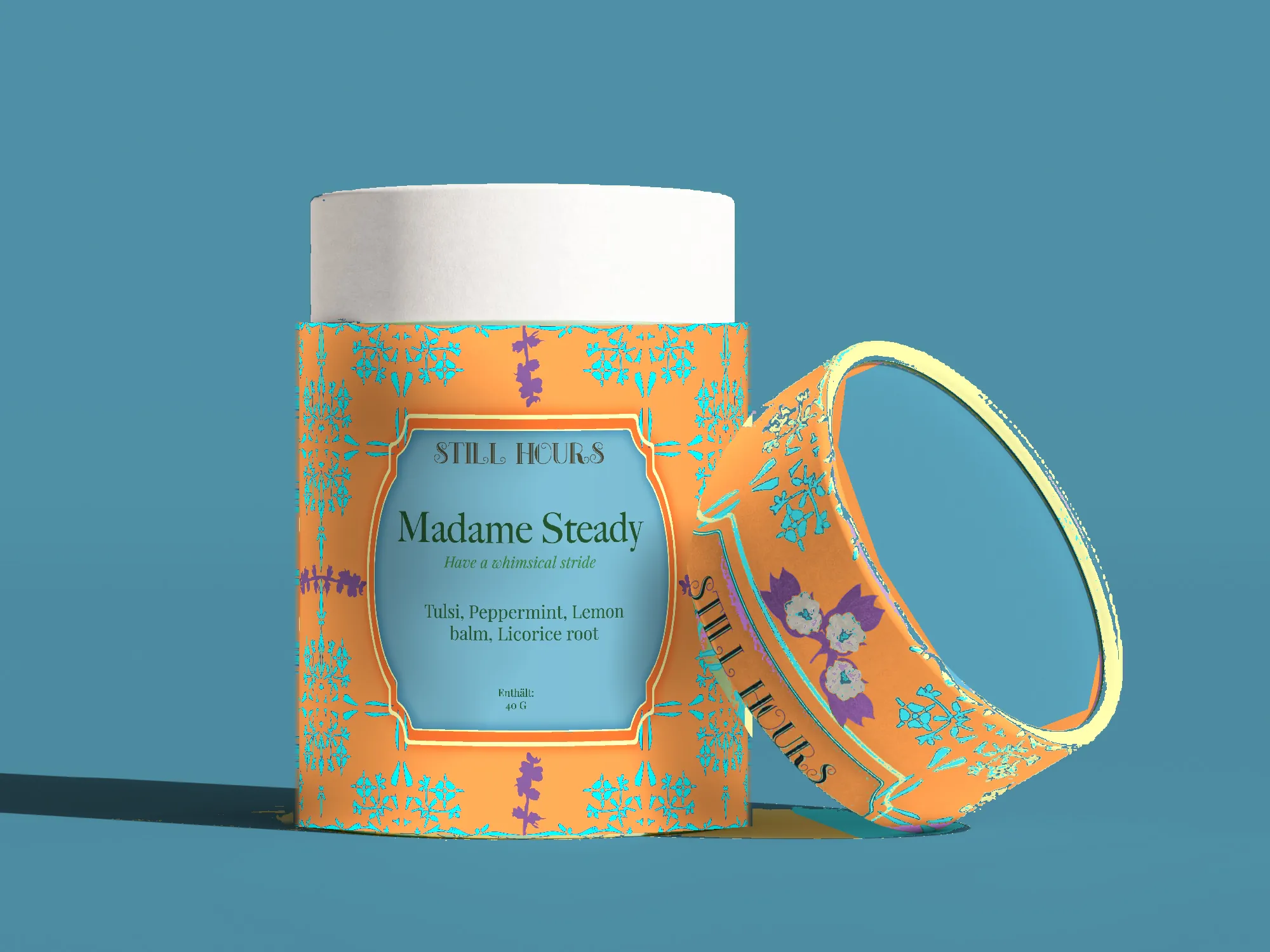 Madame Steady tube mockup