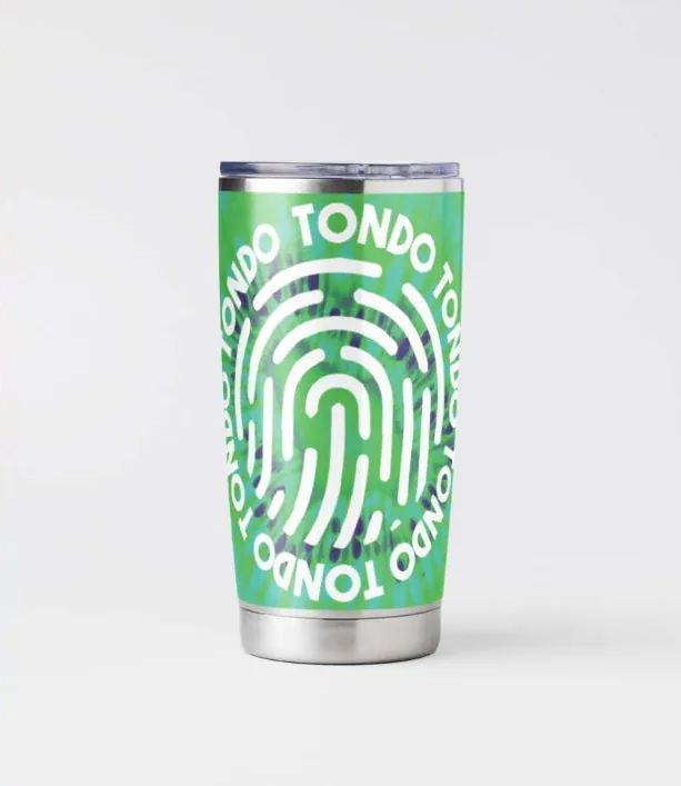 Kiwi green Tondo tumbler